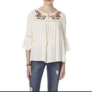 Route 66 embroidered top